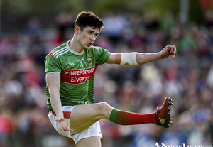 Crossmolina Deel Rovers will be hoping that Conor Loftus will be able to kick them into the semi-final of the Mayo Intermediate Football Championship. Photo: Sportsfile. 
