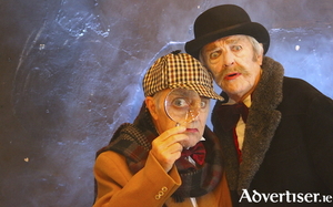 Steve Johnston as Sherlock Holmes and Rod Goodall as Dr Watson. 