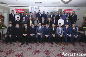 Congratulations to GRETB Advanced Certificate Award apprentices at their recent graduation. Also present David Leahy (chief executive - Galway Roscommon Education and Training Board), Eithne Nic Dhonnchadha (director of further education - Galway Roscommon Education and Training Board), Councillor Noel Larkin (deputy mayor of the city and managing director of Larkin Engineering),  Dr Mary-Liz Trant (executive director - Skills Development Solas), and Ken Farragher (area training manager).