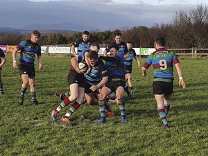 Driving on: Castlebar booked their place in the semi-final of the Connacht Junior Cup last weekend. Photo: Castlebar RFC 