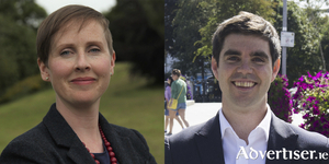 The Green&#039;s Cllr Pauline O&#039;Reilly and the Soc Dem&#039;s Niall &Oacute; Tuathail - the two most determined pretenders to seats in Galway West.