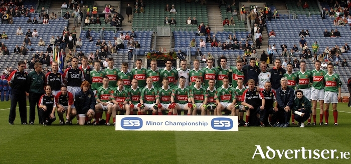 Way back then: The Mayo minor side from 2005 which reached the All Ireland final - has produced some key men for the Mayo senior team on and off the pitch in the past decade and a half. Photo: Sportsfile