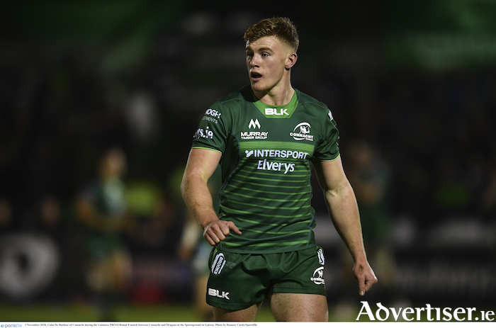 3 November 2018; Colm De Buitlear of Connacht during the Guinness PRO14 Round 8 match between Connacht and Dragons at the Sportsground in Galway. Photo by Ramsey Cardy/Sportsfile