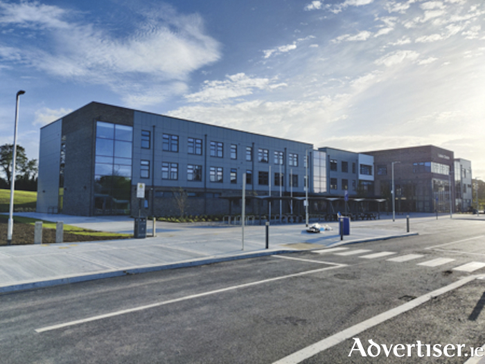 An exterior view of the refurbished Colaiste Chiarain school building which was unveiled on Friday of last week.
