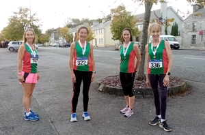 Mayo AC medal winners: Paula Donnellan, Colette Tuohy, Norah Newcombe and Pauline Moran.