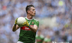 Focusing on the future: Stephen Coen is looking to be a key player for Mayo tomorrow. Photo: Sportsfile 