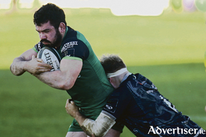 Connacht&rsquo;s Paul Boyle is tackled by Osprey&rsquo;s Will Griffitth in action from the Guinness PRO14 game at the Sportsground on Sunday.  Photo:-Mike Shaughnessy