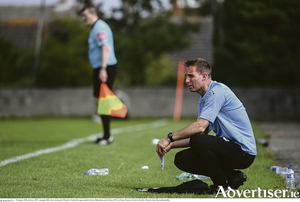 Galway WFC manager Billy Clery during the Women&#039;s National League match between Bohemians and Galway WFC at Oscar Traynor Centre in Dublin. Photo by Sam Barnes/Sportsfile Galway WFC manager Billy Clery.