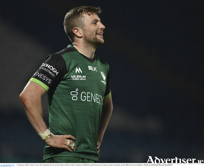 Jack Carty in confident form for Connacht.  