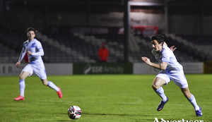 Galway United&#039;s Shane Doherty in SSE Airtricity League action.