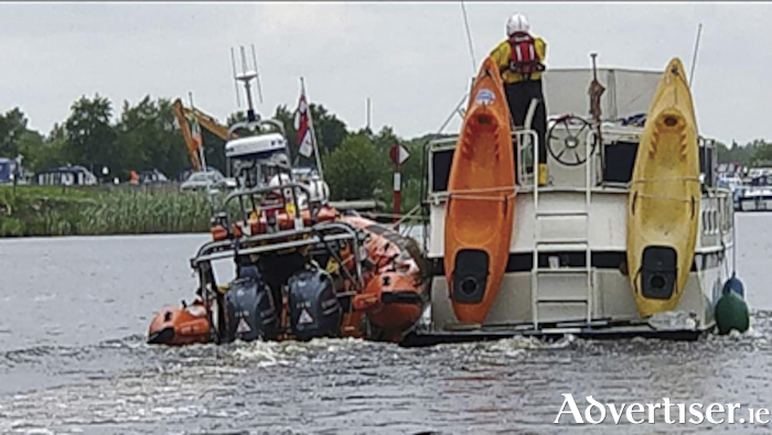 Lough Ree RNLI volunteer lifeboat crew went to the aid of thirteen people as it responded to three separate call-outs on the northern waters of the lake over the past weekend.
