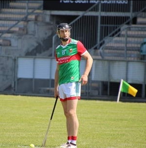 Keith Higgins stands over a free for Mayo against Armagh. Photo: Mayo GAA 