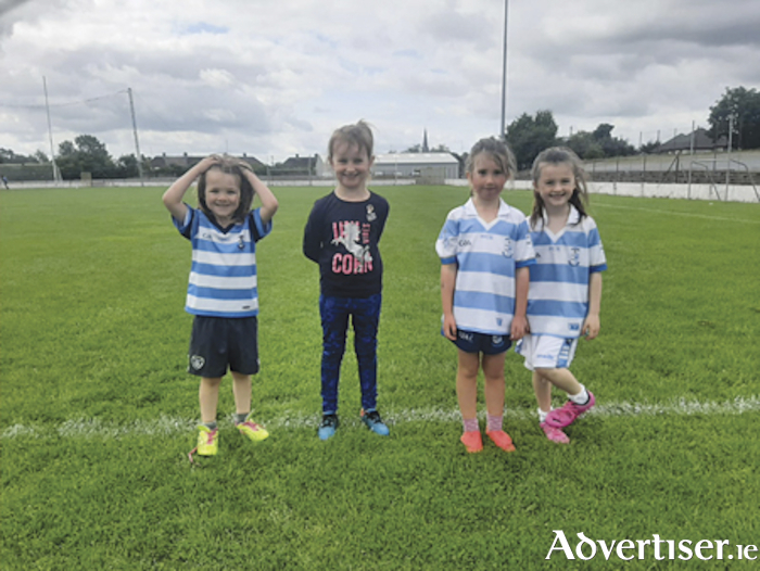 Pictured are Jaxon, Cara, Isla and Caoimhe, all of whom are looking forward to the Summer Camp in Athlone GAA next week.
