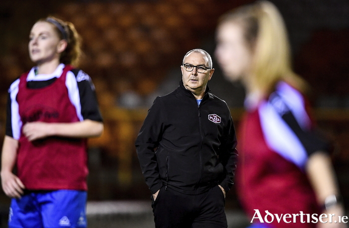 Galway WFC manager Stephen Lally.