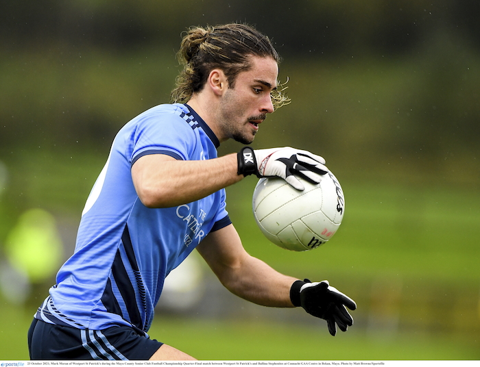 Looking to make his mark: Will Mark Moran be able to push Westport into the final this weekend? Photo: Sportsfile.