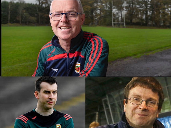 In the hunt: Seamus Tuohy (top) will be contesting for chairperson of Mayo GAA against Con Moynihan (bottom right), while Paul Cunnane (bottom left) will be contesting for the position of vice-chairperson. Photos: Sportsfile/Michael McLaughlin/Mayo GAA 