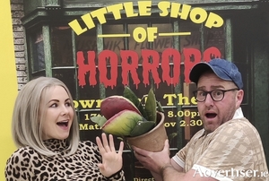 Audrey (Marily Bane) and Seymour (Jay Molyneux) from Little Shop Of Horrors.