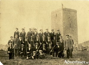 IRA Volunteers at Kileen Castle, Castlegar, 1921. Photo courtesy of Cathy Fahy