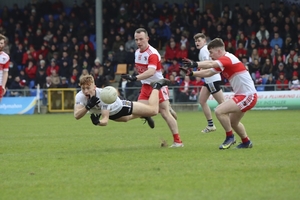 Flying into the final: Kilmeena are just one step away from All Ireland glory. Photo: Mayo GAA