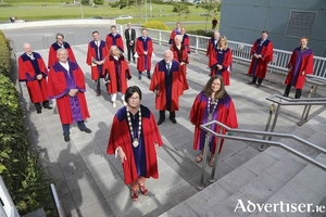 The current elected members of the Galway City Council. Photo:- Mike Shaughnessy