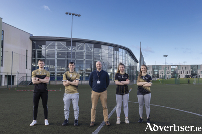 Gordon Brett, campus sport and recreation manager at TUS Midlands, and students studying at TUS Midlands, have welcomed €180,000 funding to upgrade sports facilities to ‘highest FIFA certification level’.