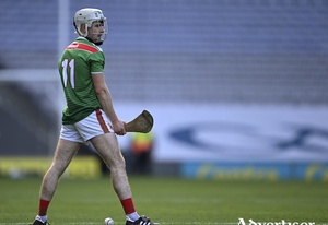 Up and over: Shane Boland will be a key man for Mayo in Derry. Photo: Sportsfile 