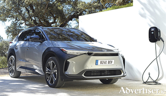 The all-new bZ4X, the first model in Toyota’s new bZ (beyond zero) family of battery electric vehicles (BEVs), is due to arrive in 