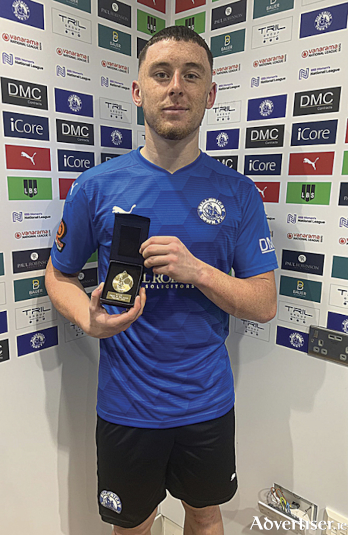 Athlone native, Dylan Gavin, has been rewarded the February ‘Player of the Month’ accolade for his recent performances with Billericay Town.  Dylan is currently on loan from his parent club, Charlton Athletic