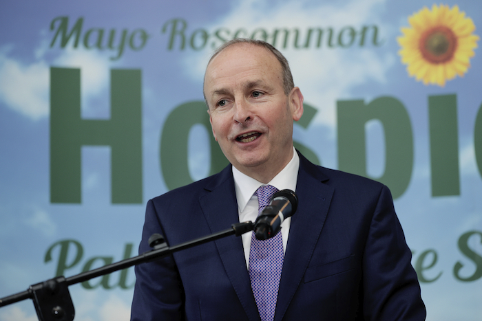 Taoiseach Micheál Martin  - who launched Mayo Roscommon Hospice Foundation’s Strategy 2022 - 2026 this week. Photo: Maxwells. 
