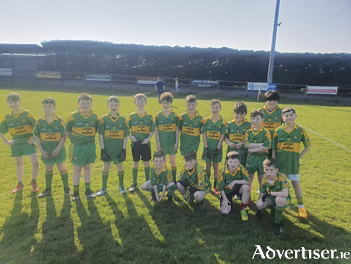 The Tubberclair U11 footballers who participated in their first GAA blitz of the season on Saturday morning last