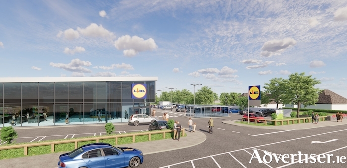The proposed Claregalway store.