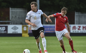 Vinny Faherty in action for Galway United in 2017.