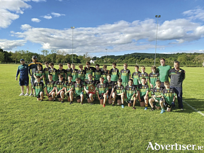 Pictured are the U13 Cill Oige playing squad and management following their Division 2 league final success over KIllucan 