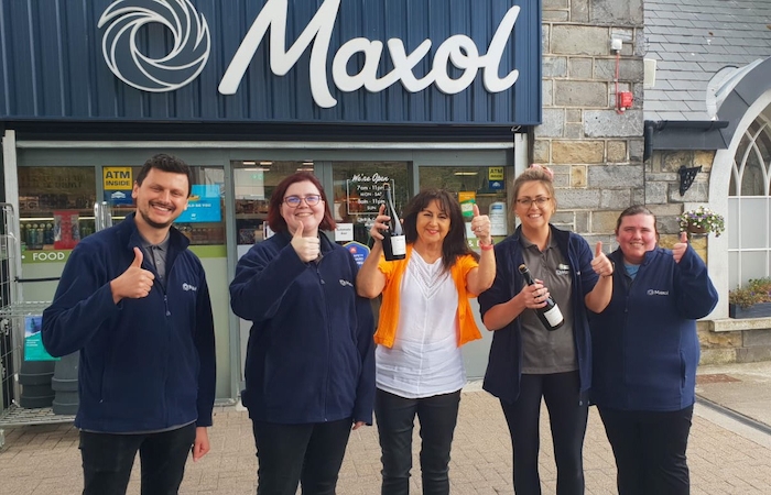Staff members Xhulio Myftart, Kathy Staunton, Yvonne Duffy (manager), Chloe Duffy and Shauna Fadian were pictured celebrating after it was announced that the Maxol Service Station on the Newport Road in Westport, Co. Mayo sold Tuesday night’s winning EuroMillions Plus ticket worth €500,000.