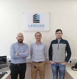 Providing excellence in engineering: Gerry Cawley, James Langan and Robert Moran.