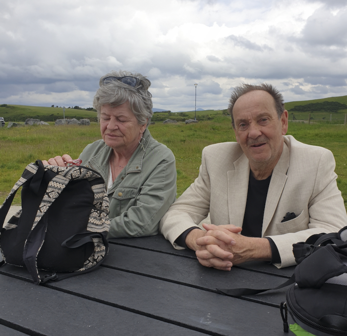 Paula Halpin and Robert Snikkar enjoying the vibe at The Point at Westport Quay
