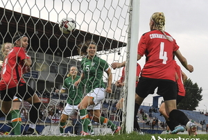 Niamh Fahey scored for the Republic of Ireland against Georgia on Monday.