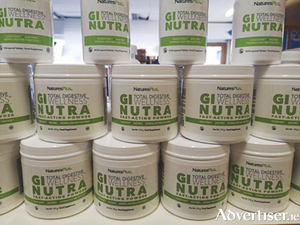 GI Nutra fast acting powder available from Au Naturel promotes digestive wellness
