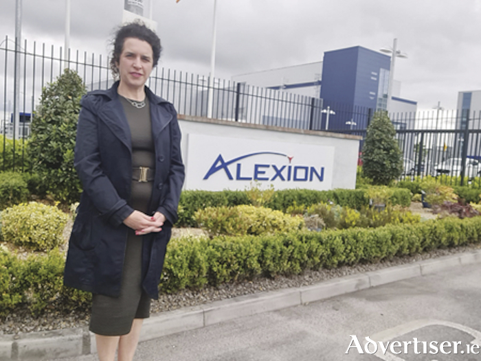 Local Fine Gael Senator, Aisling Dolan, was one of a number of dignitaries who welcomed the substantial investment by AstraZeneca to enhance the productivity status at Alexion in Monksland