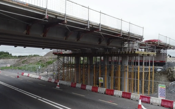 The new bridge in Lisduff. Photo: Mayo County Council