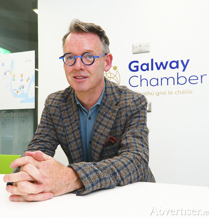 Dermot Nolan, president of Galway Chamber. 
Photo:- Mike Shaughnessy