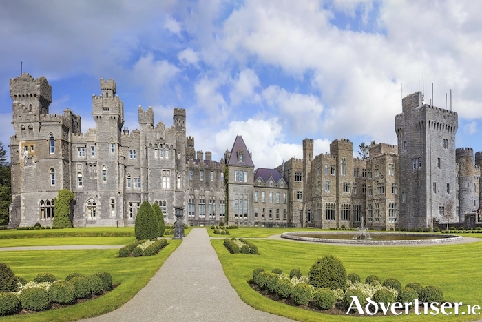 Ashford Castle is a medieval and Victorian castle that has been expanded over the centuries, Ireland
