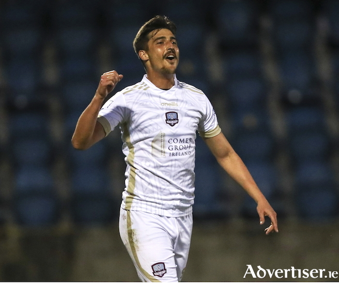 Manu Dimas impressed for Galway United against Athlone Town.