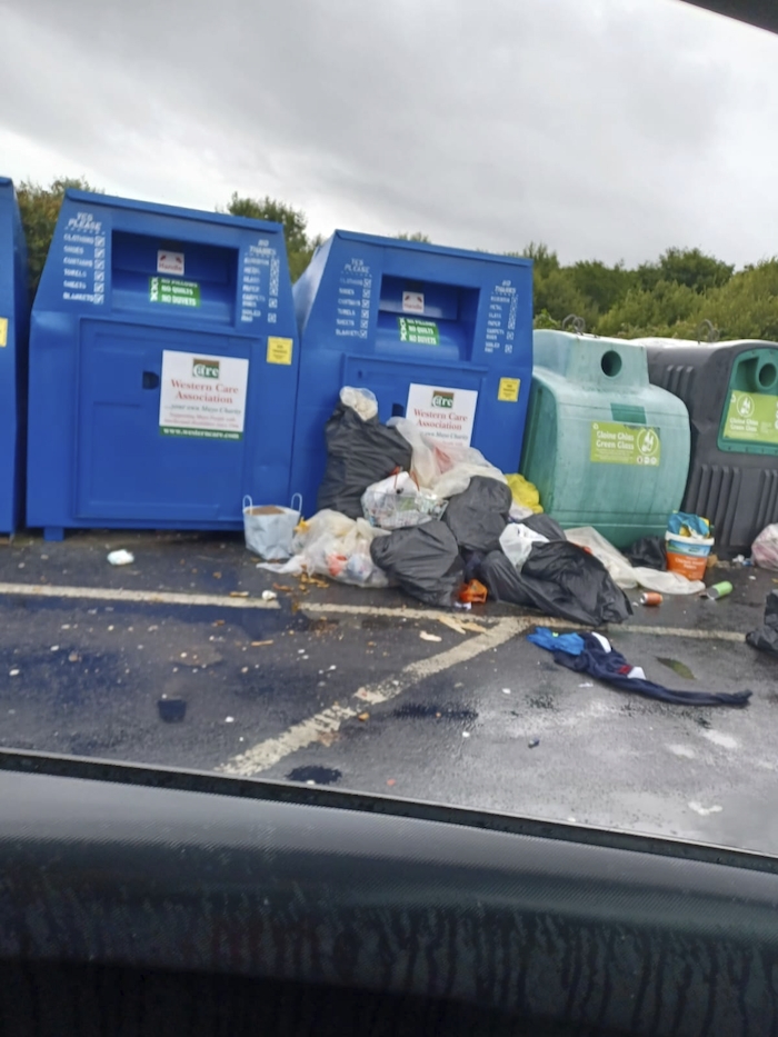 The scene of the dumping. Photo: Brendan Mulroy/Facebook
