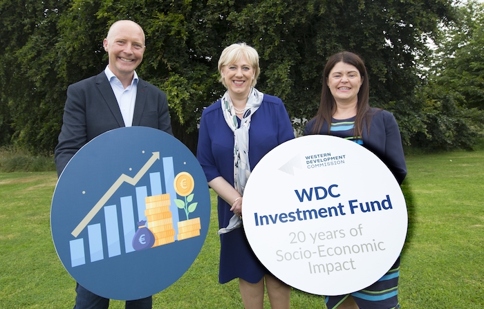  Western Development Commission CEO Tomás Ó Síocháin, Minister for Rural and Community Development, Heather Humphreys TD and Western Investment Fund Manager Gillian Buckley