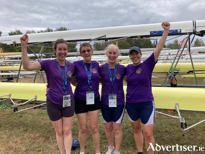 Women's Four winners at the World Masters Rowing Championships in France were Rachel Ennis and Deirdre O'Hara with crewmates from Clydesdale RC.