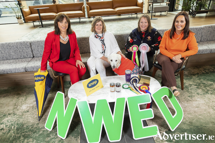 Sarah Flood, SNAP Mayo; Frances O’Reilly, Dog Dry; Tara Lane, Centre Piece Rosettes; and Laura Sinnott, Wexford Preserve; at the launch of this year’s National Women’s Enterprise Day. The day, an initiative of the Local Enterprise Offices, will take place on 13th October with 16 events taking place across the country. 