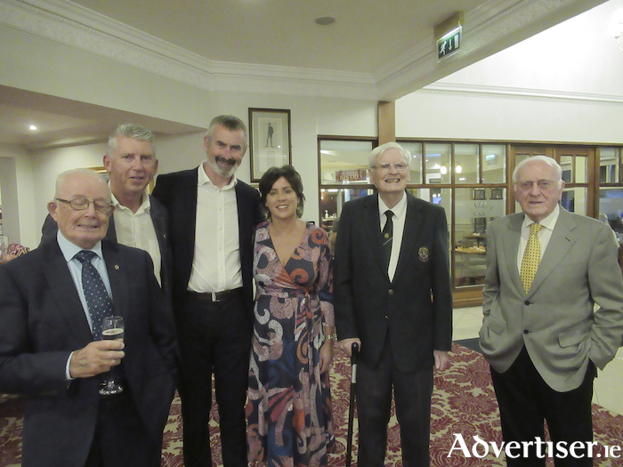Pictured above enjoying the 50th Anniversary of Galway Lions Club were from left: Gerry Molloy (founding member); Padraig Bree, Tony and Rose Kavanagh, Danny Griffin (founding member) and Jim Kelly.
