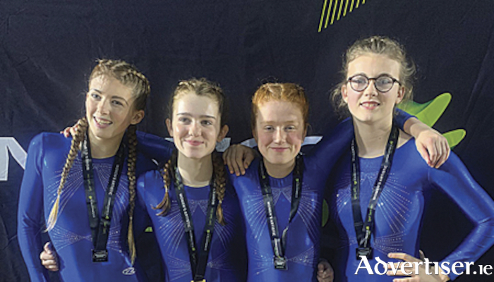 Representatives from Athlone Gymnastics Club proudly participated in the recent National Series in Dublin