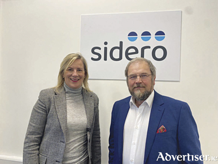 Carmel Owens, CEO, Sidero, is pictured with newly appointed Chairperson, Shemas Eivers